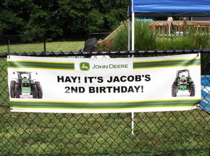 Tractor Themed Birthday